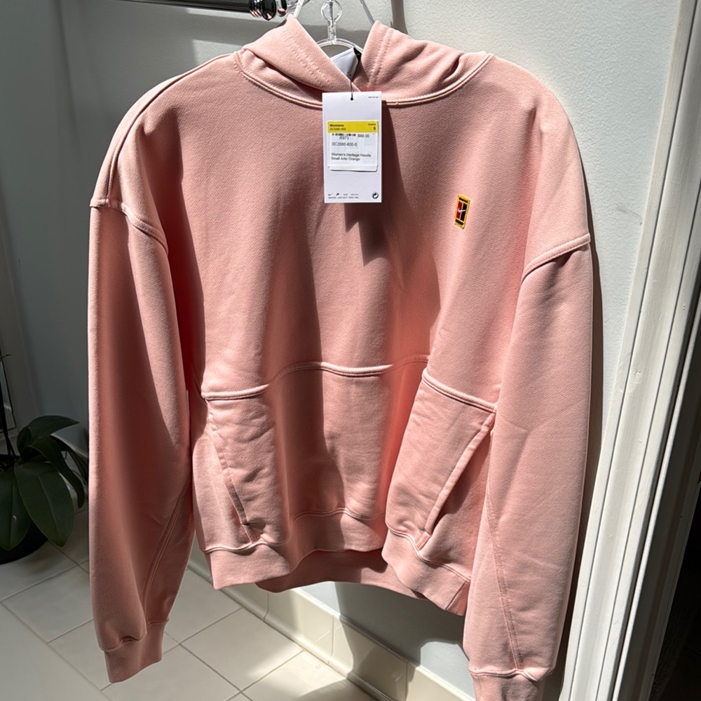 Nike Orange Oversized Boxy Sweatshirt